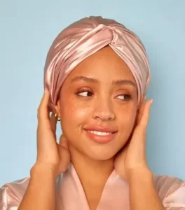Turbante de Seda para dormir