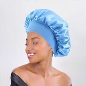Turbante de Satín con elástico doble capa.