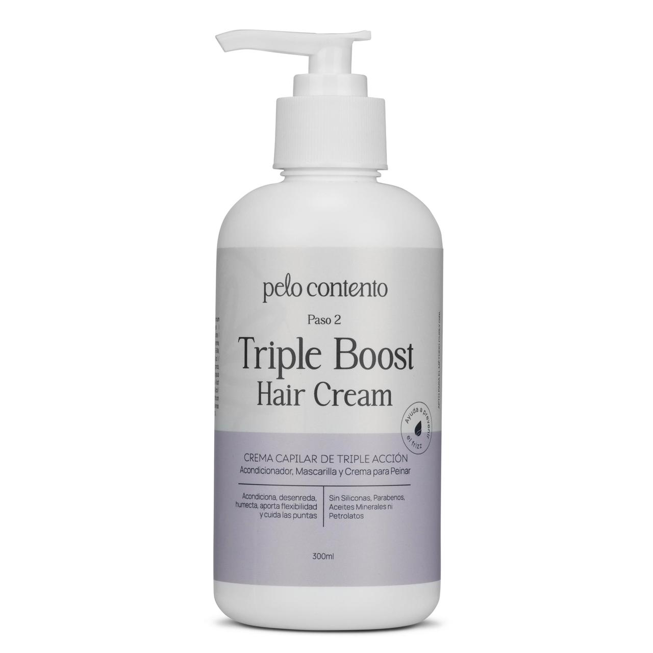 Triple Boost Hair Cream 300ml – Pelo Contento